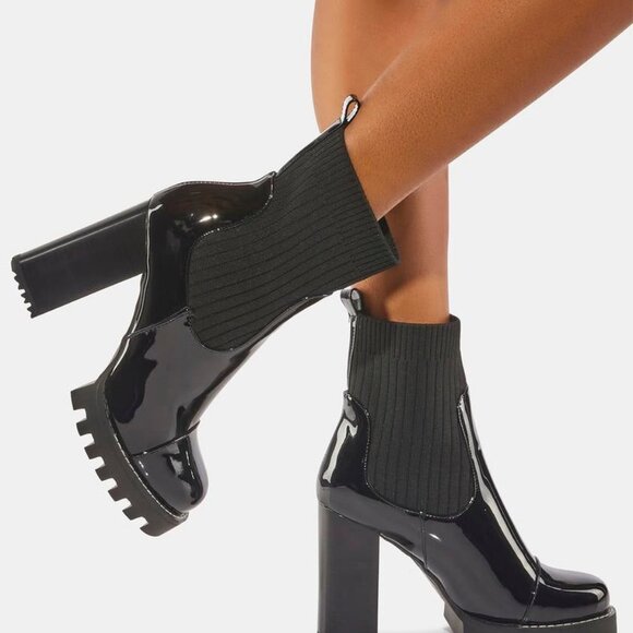 AZALEA WANG THE MASONARY Platform Booties ( BRAND NEW !!!! ) - Picture 4 of 6